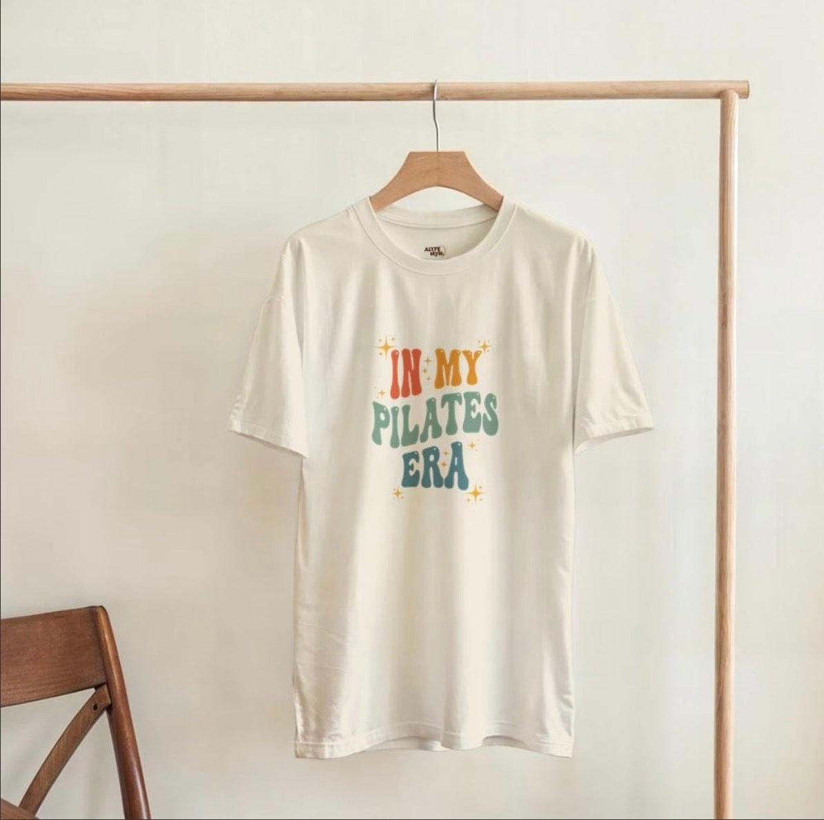 Pilates Era Retro Graphic T‑Shirt