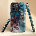Aesthetic mood floral MagSafe tough iPhone case