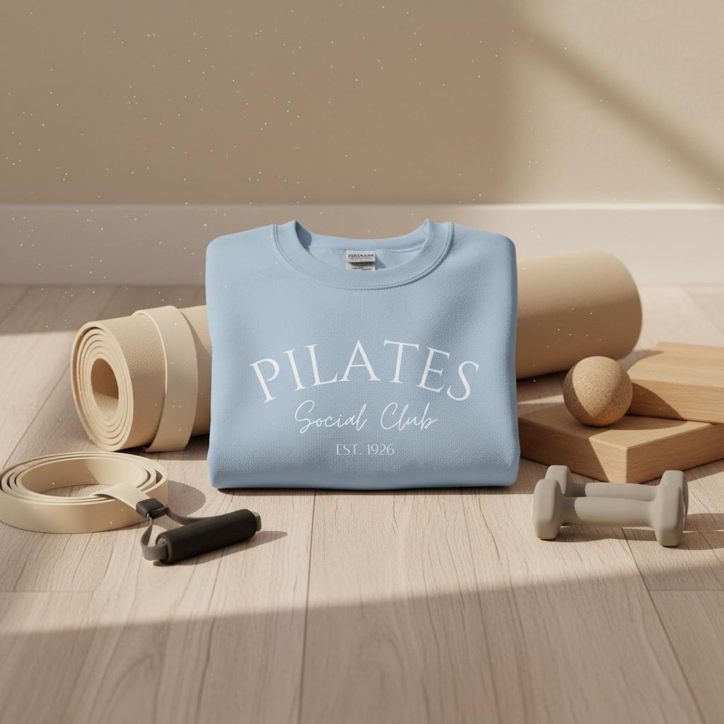 Pilates Social Club Sweatshirt - Light
