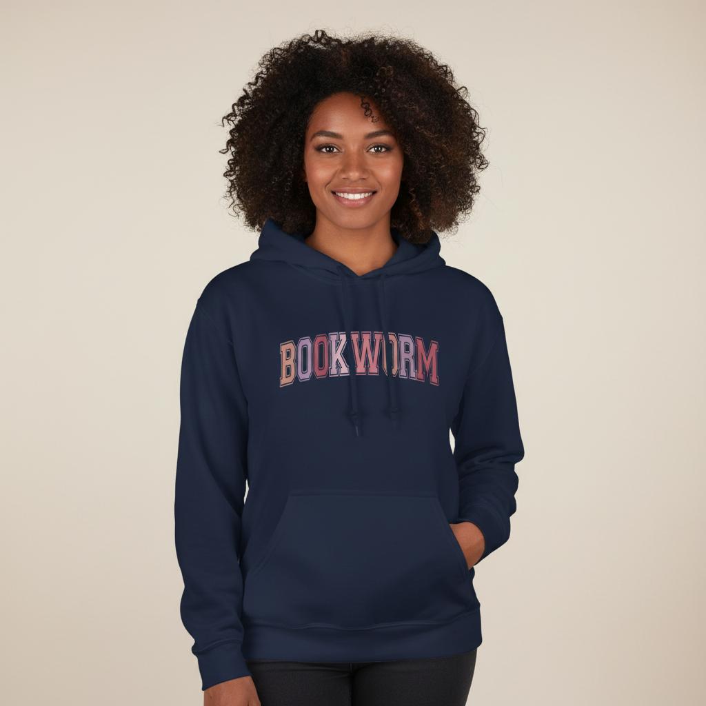 Bookworm Hoodie - Colourful Design