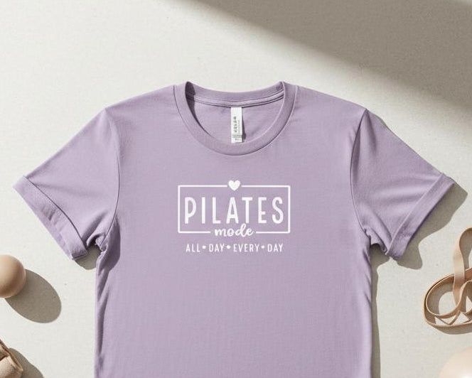 Pilates Mode Tee – Vintage Aesthetic Pilates Girl T‑Shirt