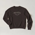 Chocolate brown Pilates Social Club jumper for women