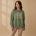 Read More Books bookish sweatshirt with vintage lettering