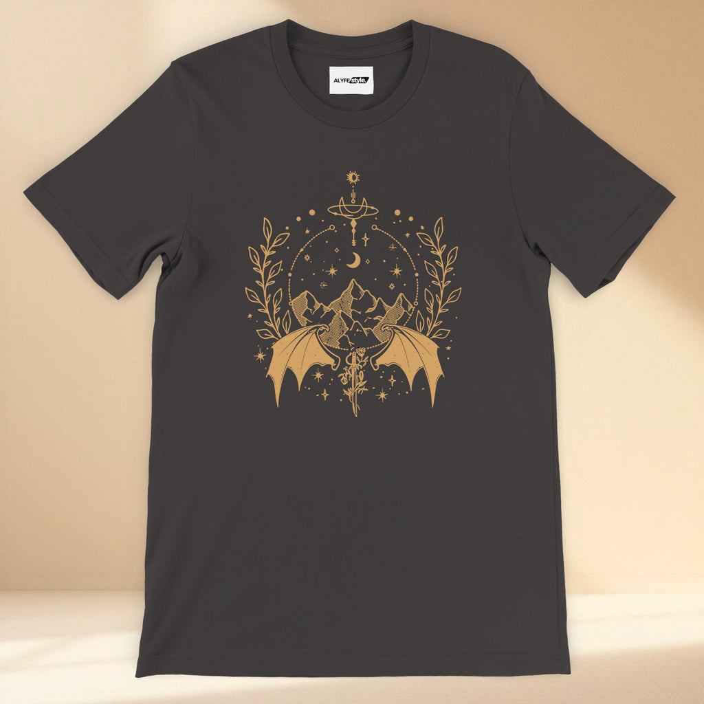 Romantasy Inspired Graphic Tee for Readers and Fantasy Lovers