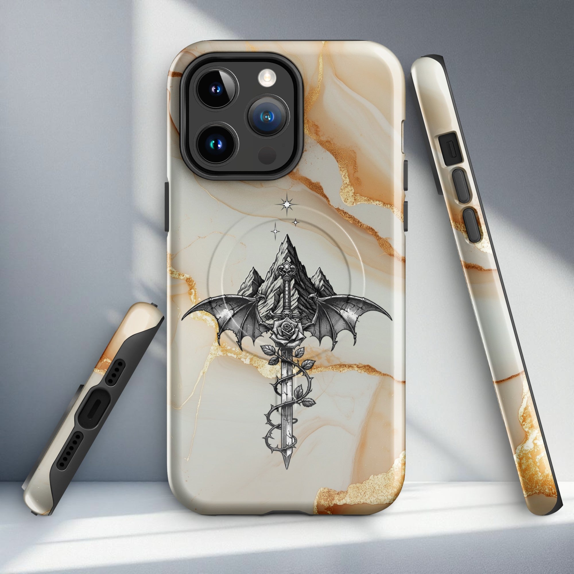 Fantasy Roses MagSafe® tough case for iPhone®