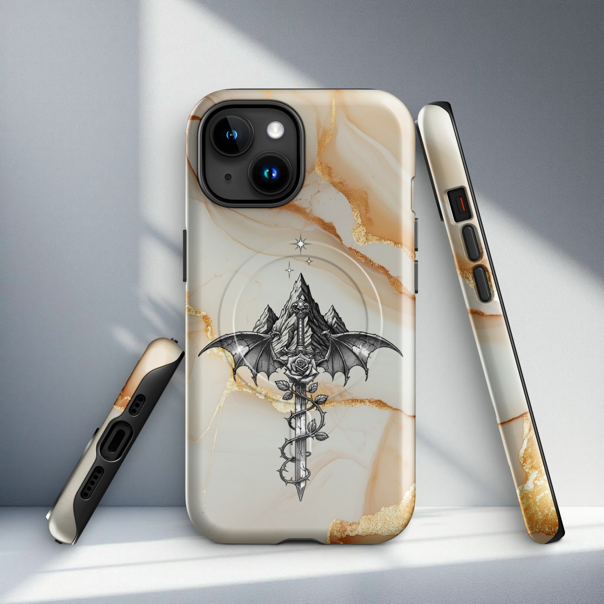 Fantasy Roses MagSafe® tough case for iPhone®