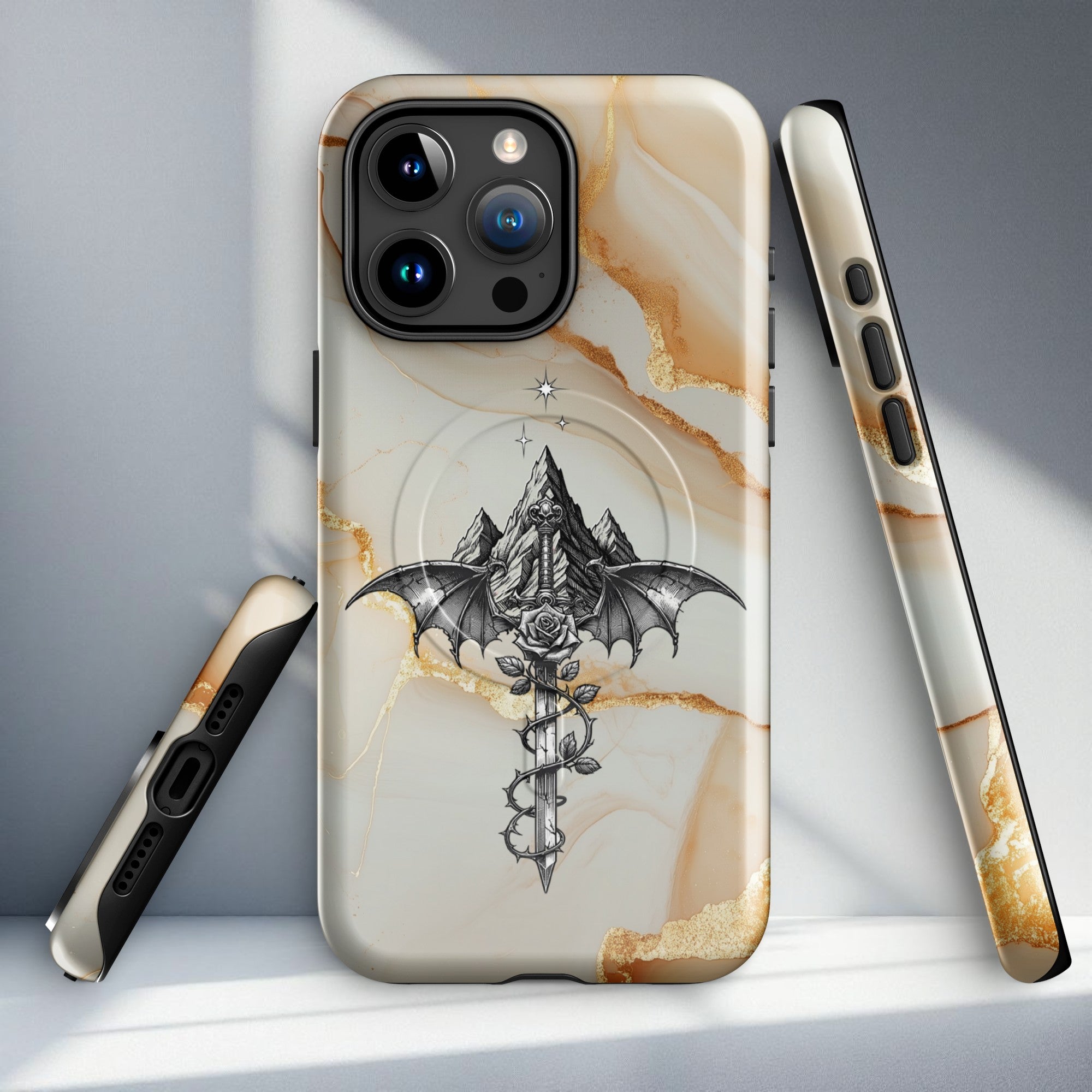 Fantasy Roses MagSafe® tough case for iPhone®