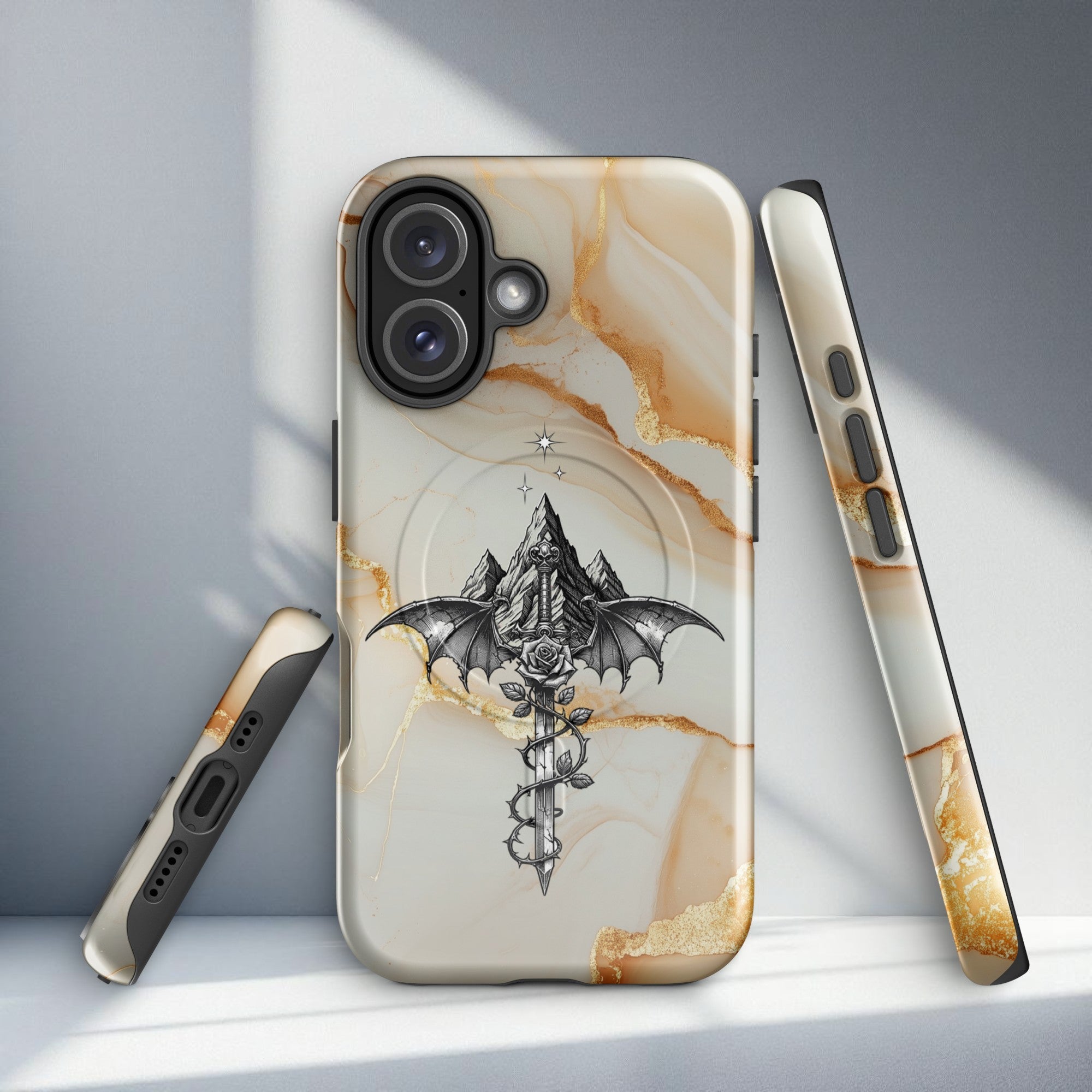 Fantasy Roses MagSafe® tough case for iPhone®
