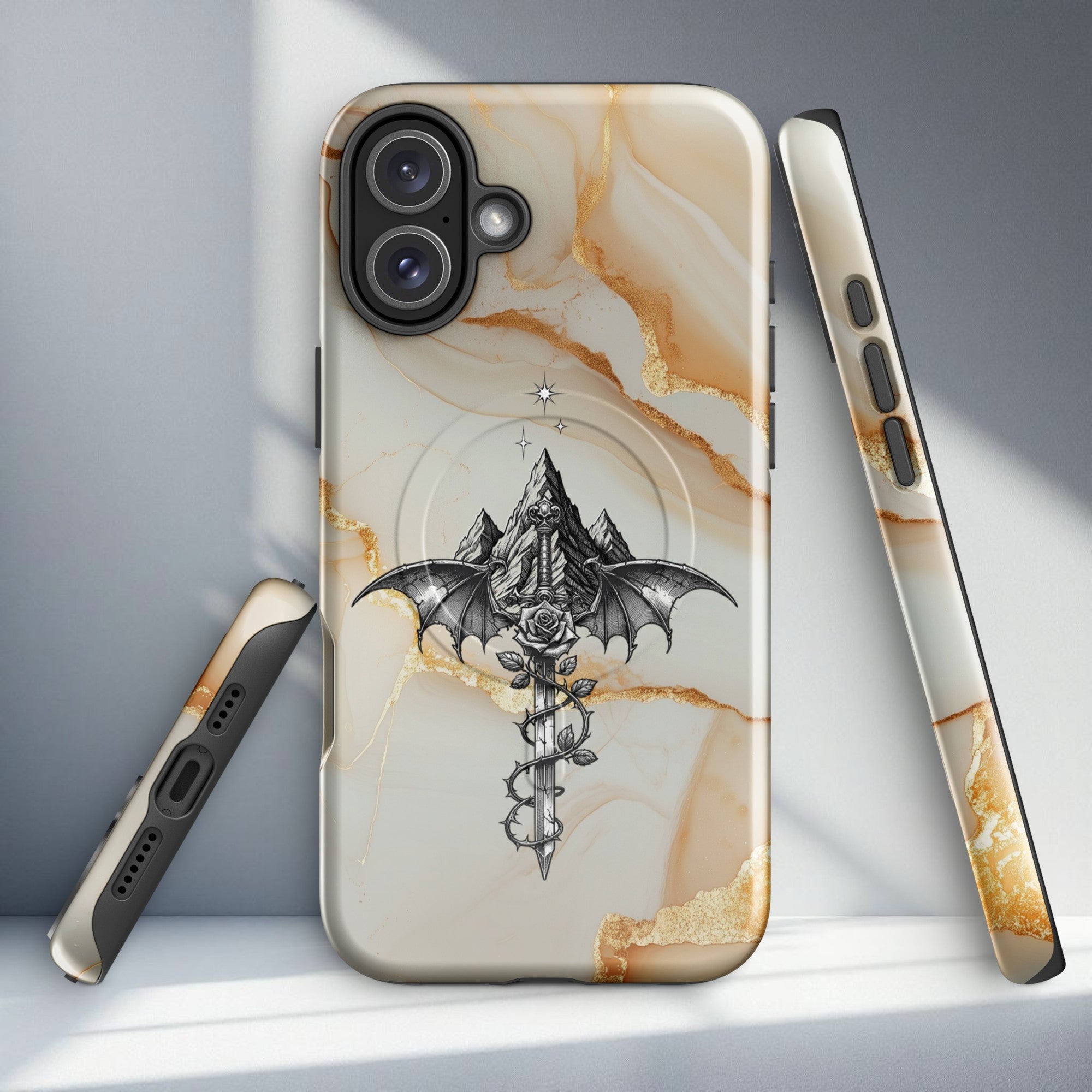 Fantasy Roses MagSafe® tough case for iPhone®