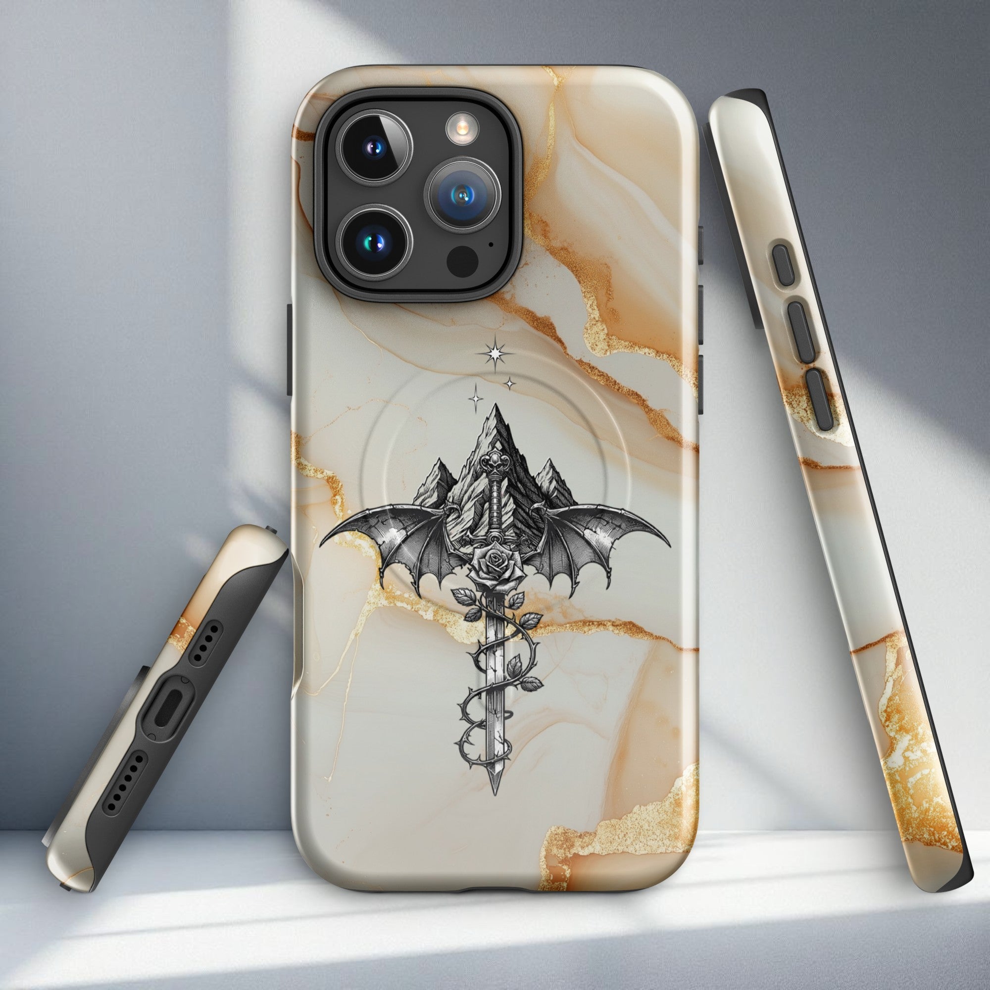 Fantasy Roses MagSafe® tough case for iPhone®