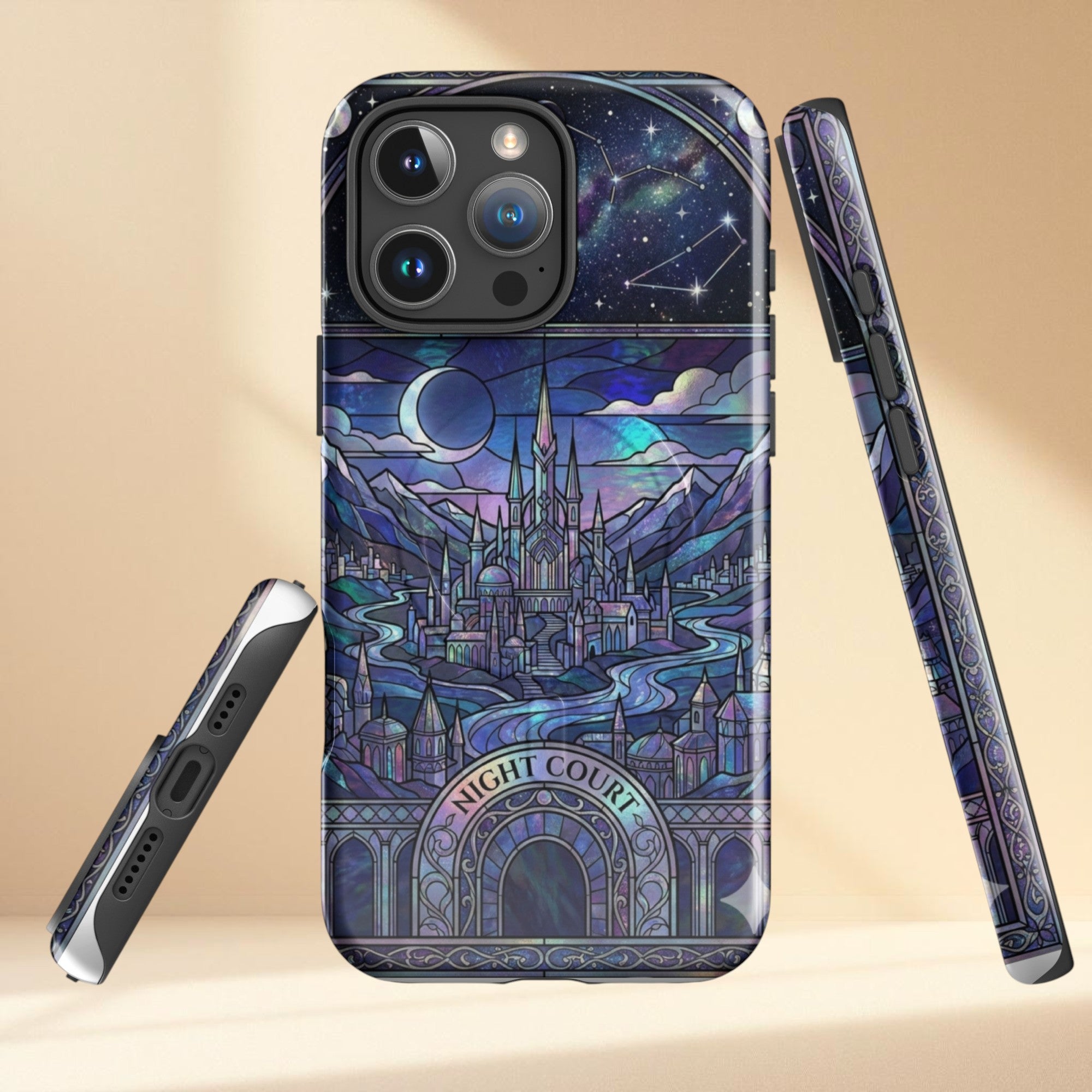 Celestial Stained Glass Night Court MagSafe® tough case for iPhone®