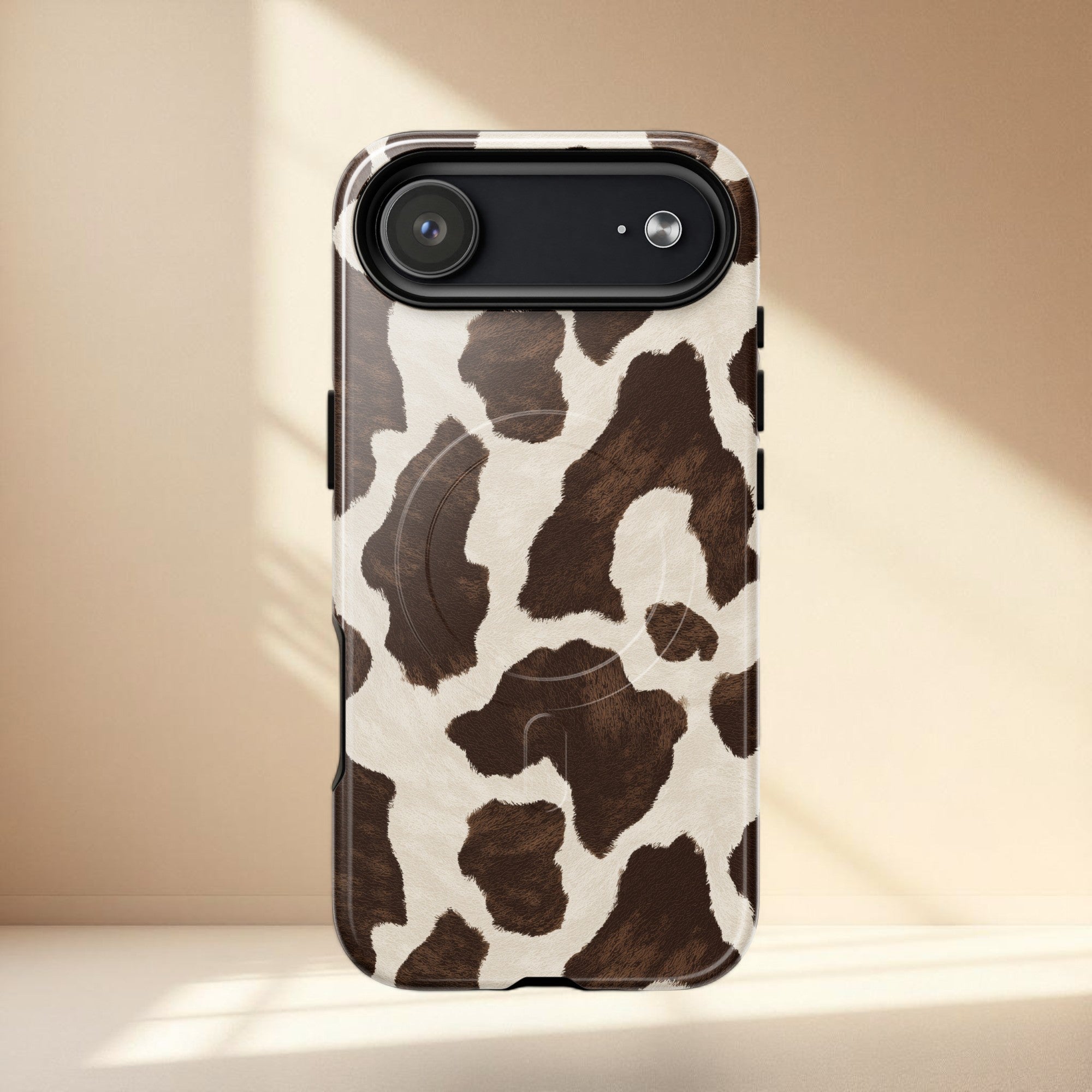 Cow Print MagSafe Tough iPhone Case | iPhone 14–17