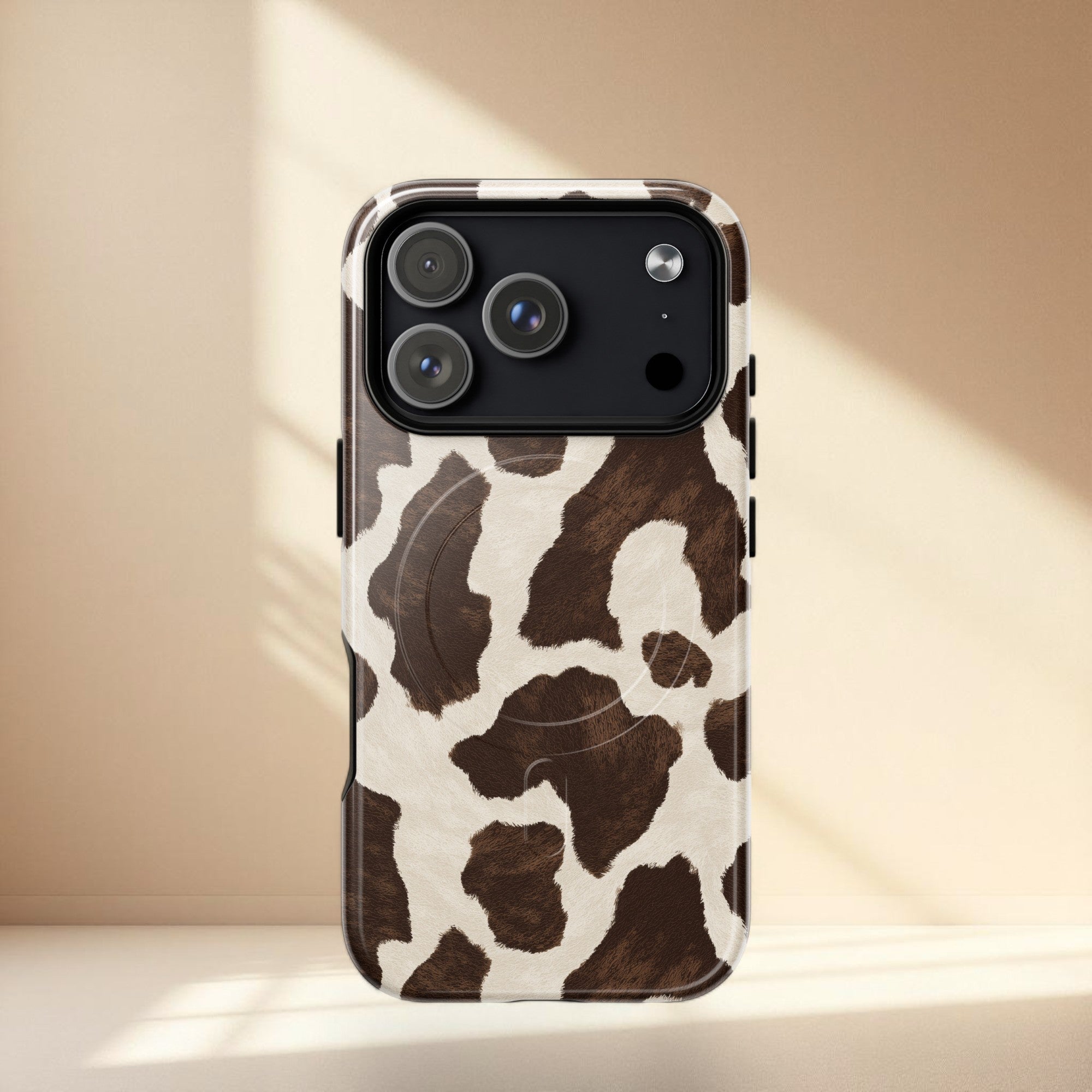 Cow Print MagSafe Tough iPhone Case | iPhone 14–17