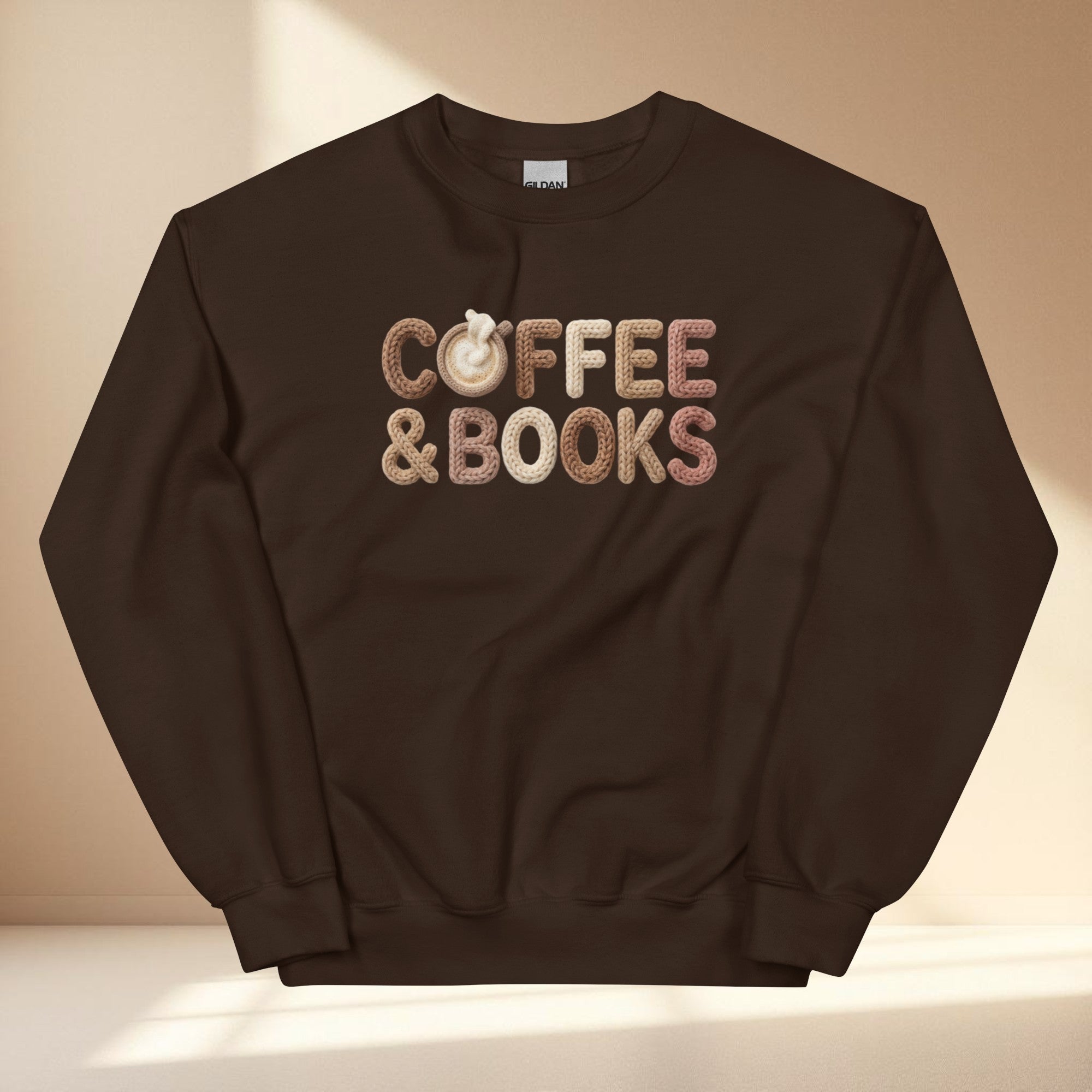 Bookish sweatshirt for book lovers with relaxed everyday fit.