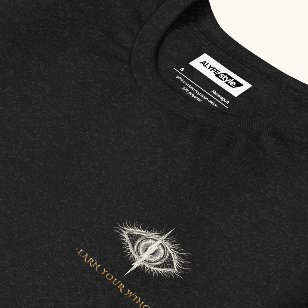 Dragon Rider “Earn Your Wings” Tee – Romantasy Aesthetic Graphic Tee