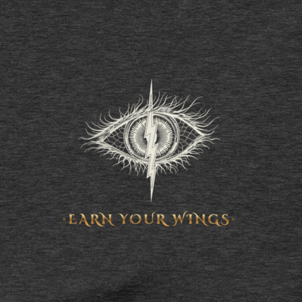 Dragon Rider “Earn Your Wings” Tee – Romantasy Aesthetic Graphic Tee