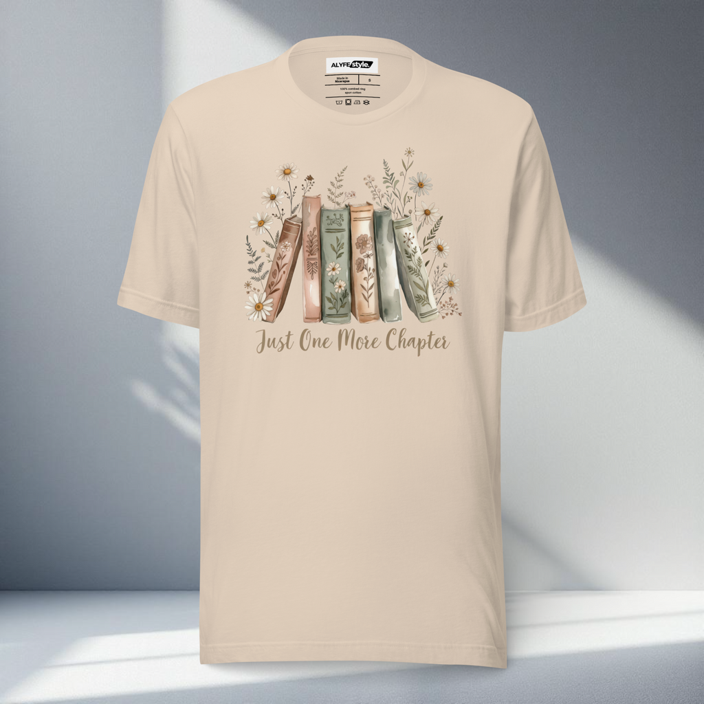 Just One More Chapter Bookish T-Shirt